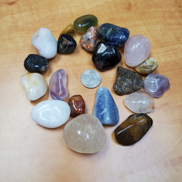 1 lb Gem Stone Lot #13 - 16oz of tumbled stones - Picture 3 of 5